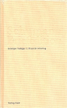 Schumann Briefedition Serie 3 Band 2 Leipziger Verleger Band 2 Friedrich Whistling