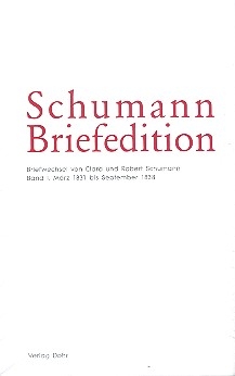 Schumann-Briefedition Serie 1 Band 2 Briefwechsel mit der Familie Wieck