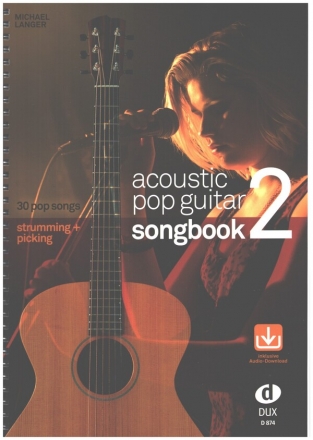 Acoustic Pop Guitar Songbook vol.2 (+Online Audio) for guitar/tab