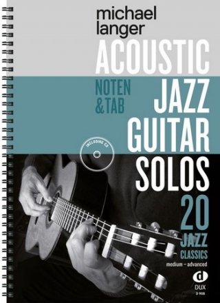 Acoustic Jazz Guitar Solos (+CD): fr Gitarre/Tabulatur