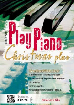 Play Piano Christmas + (+2 CD's) fr Klavier