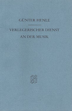 Verlegerischer Dienst an der Musik