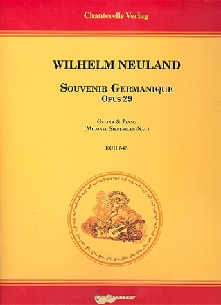 Souvenir germanique op.29 fr Gitarre und Klavier