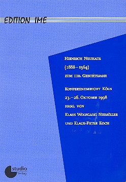 Heinrich Neuhaus zum 110. Geburtsjahr Konferenzbericht Kln 1998