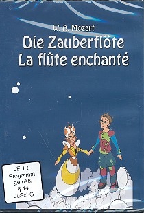 Die Zauberflte DVD-Video mit Zeichentrickfilm und CD-ROM mit Spielen, Postern und Malbuch