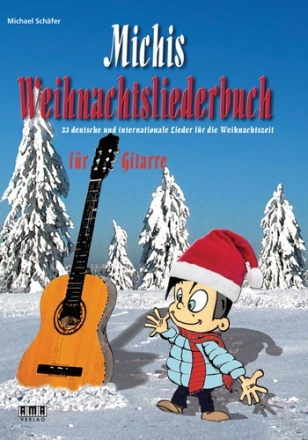 Michis Weihnachtsliederbuch fr 1-2 Gitarren (mit Texten und Akkorden) (Begleitung ad lib) Spielpartitur