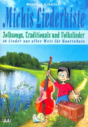 Michis Liederkiste - Folksongs, Traditionals und Volkslieder: fr 1-2 Kontrabsse (mit Texten und Akkorden) (Begleitung ad lib) Spielpartitur