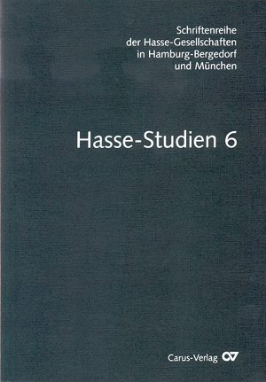 Hasse-Studien Band 6 (2006) Schriftenreihe der Hasse-Gesellschaften in Hamburg-Bergedorf und Mnchen