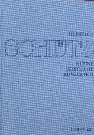 Smtliche Werke Band 10 Kleine geistliche Konzerte Band 2 op.9 (1639) Partitur,  gebunden