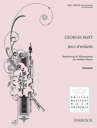 Jeux d'enfants fr Flte, Oboe, Klarinette, Horn und Fagott Stimmen