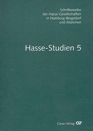 HASSE-STUDIEN BAND 5 (2002) SCHRIFTENREIHE DER HASSE-GESELL- SCHAFTEN IN HAMBURG UND MUENCHEN