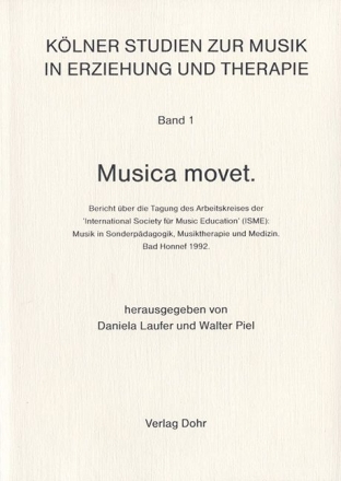 9783925366239 Musica movet - Bericht ber die Tagung des Arbeitskreise  Buch