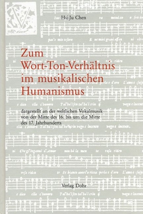 ZUM WORT-TON-VERHAELTNIS IM MUSIKALISCHEN HUMANISMUS