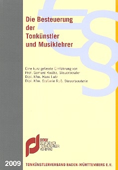 Die Besteuerung der Tonknstler und Musiklehrer Neuauflage 2009