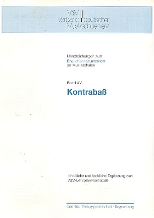 Handreichungen zum Erwachsenenunterricht Band 15 Kontraba