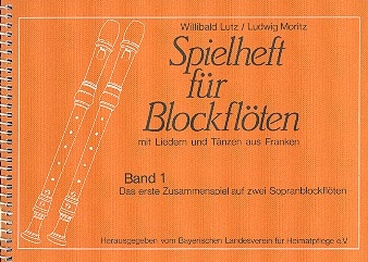 Spielheft fr Blockflten Band 1 fr 2 Sopranblockflten