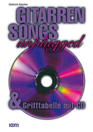 Gitarren Songs unplugged (+CD): fr Gitarre und Gesang