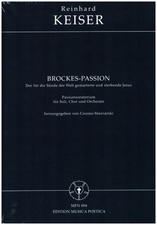 Brockes-Passion (Kopenhagener Fassung) fr Soli, gem Chor und Orchester Partitur,  gebunden