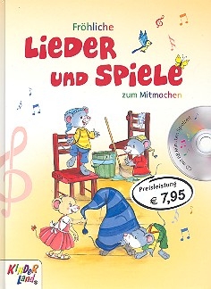 Frhliche Lieder und Spiele zum Mitmachen (+CD)