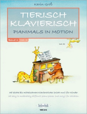 Tierisch Klavierisch Band 2 (+CD) fr Klavier