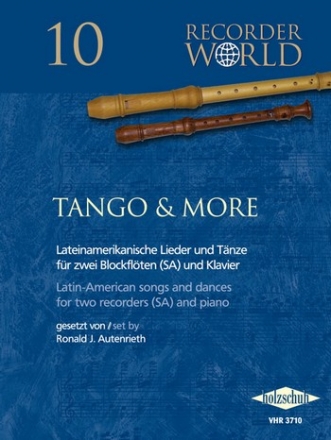 Tango & more fr 2 Blockflten (SA) und Klavier