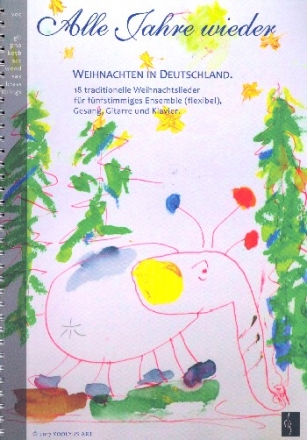 Alle Jahre wieder - Weihnachten in Deutschland fr flexibles Ensemble mit Gesang (Chor), Gitarre und Klavier Partitur und Stimmen (Kopiervorlagen)