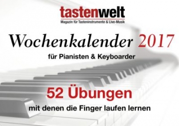 Tastenwelt Kalender 2017 Wochenkalender 21x20 cm