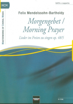 Morgengebet op.48,5 fr gem Chor a cappella Partitur (frz)