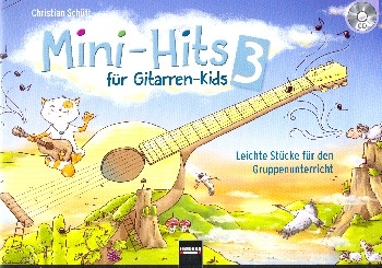 Mini-Hits fr Gitarren-Kids Band 3 (+CD) fr 3-5 Gitarren Partitur