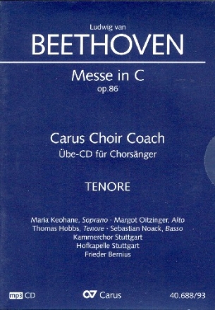 Messe C-Dur op.86 - chorstimme tenor  playalong-cd