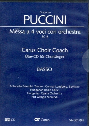 Messa a 4 voci SC6 - Chorstimme Bass  Playalong-CD