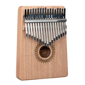 Kalimba Natural Mahagoni 17  Sela-Set (Kalimba, Polstertasche und Stimmhammer)