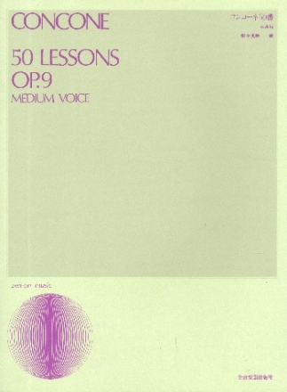 50 Lessons op.9 fr mittlere Stimme und Klavier