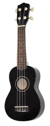 Mini-Gitarre (Ukulele) mit 4 Saiten black