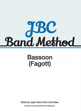 JBC Band Method Bassoon(Fagott) Concert Band Einzelstimme