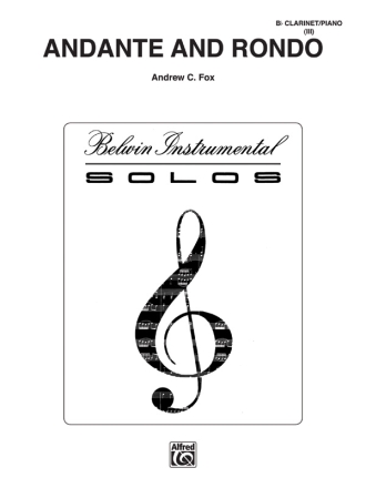 Andante and Rondo for clarinet and piano