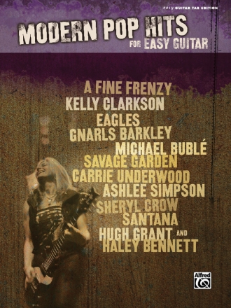 Modern Pop Hits: for easy guitar songbook vocal/guitar/tab