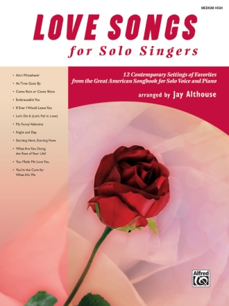 Love Songs for Solo Singers (+CD): for medium high voice and piano