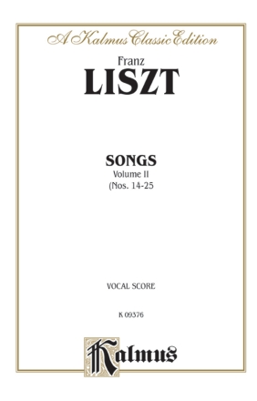 Songs vol.2 (nos.14-25) for tenor and piano