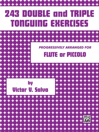 243 Double and Triple Tonguing Exercises for flute (piccolo)