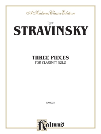 3 Pieces for clarinet