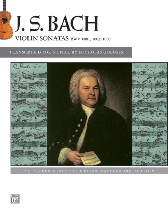 Violin Sonatas BWV1001, 1002 and BWV1003 for guitar