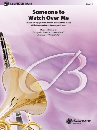 Someone to watch over Me for concert band score and parts