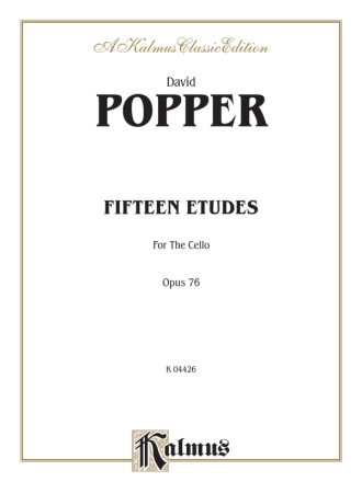 15 Etudes op.76 for cello