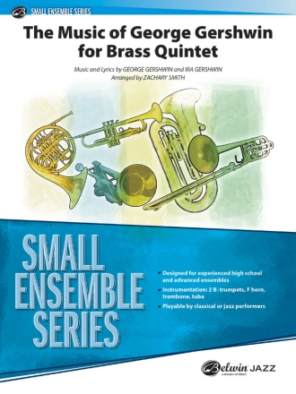 The Music of George Gershwin for brass quintet score