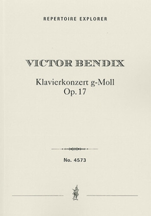 Klavierkonzert g-Moll op.17 fr Klavier und Orchester Partitur