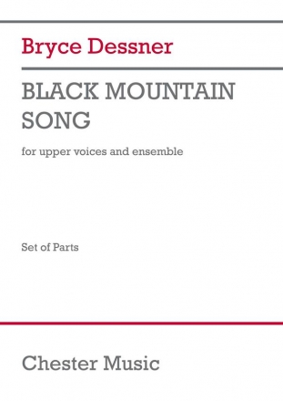 Bryce Dessner, Black Mountain Song (Parts) Ensemble Parts Stimmen-Set