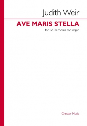 Judith Weir, Ave maris stella SATB and Cello Chorpartitur