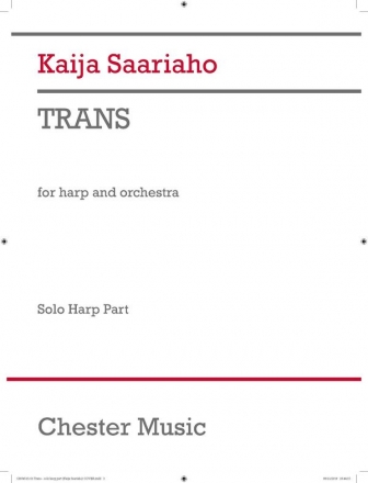 Kaija Saariaho, Trans (Solo Harp Part) Harp Stimme