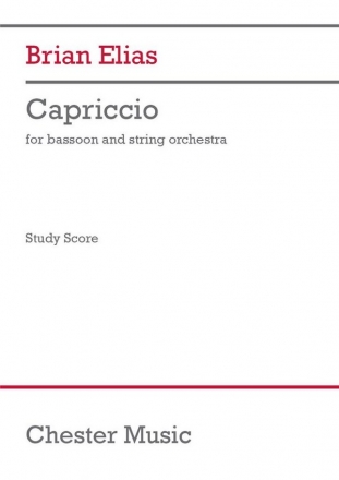 Brian Elias, Capriccio String Orchestra and Bassoon Studyscore